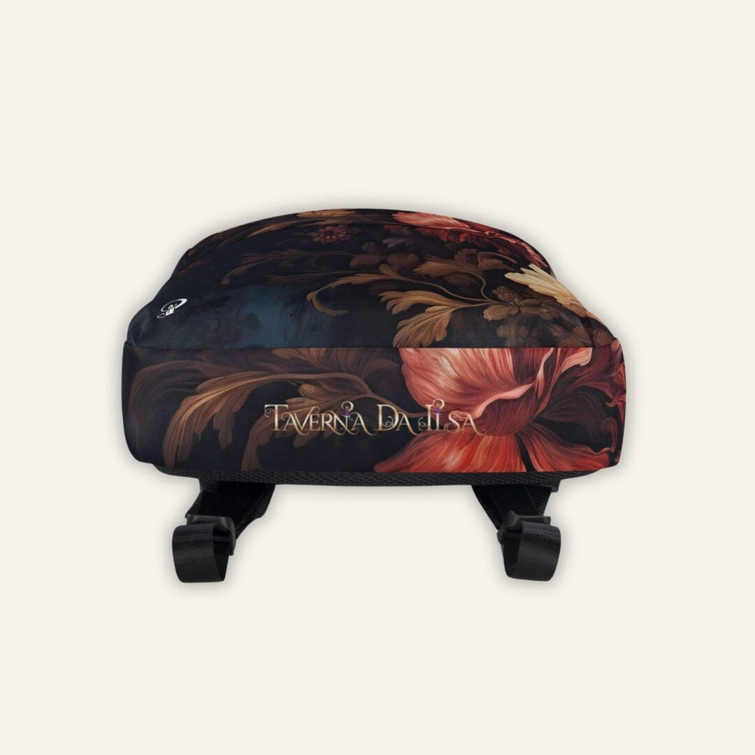 Dark Academia Aesthetic Gothic Floral Rococo Backpack Bags Taverna da Ilsa 