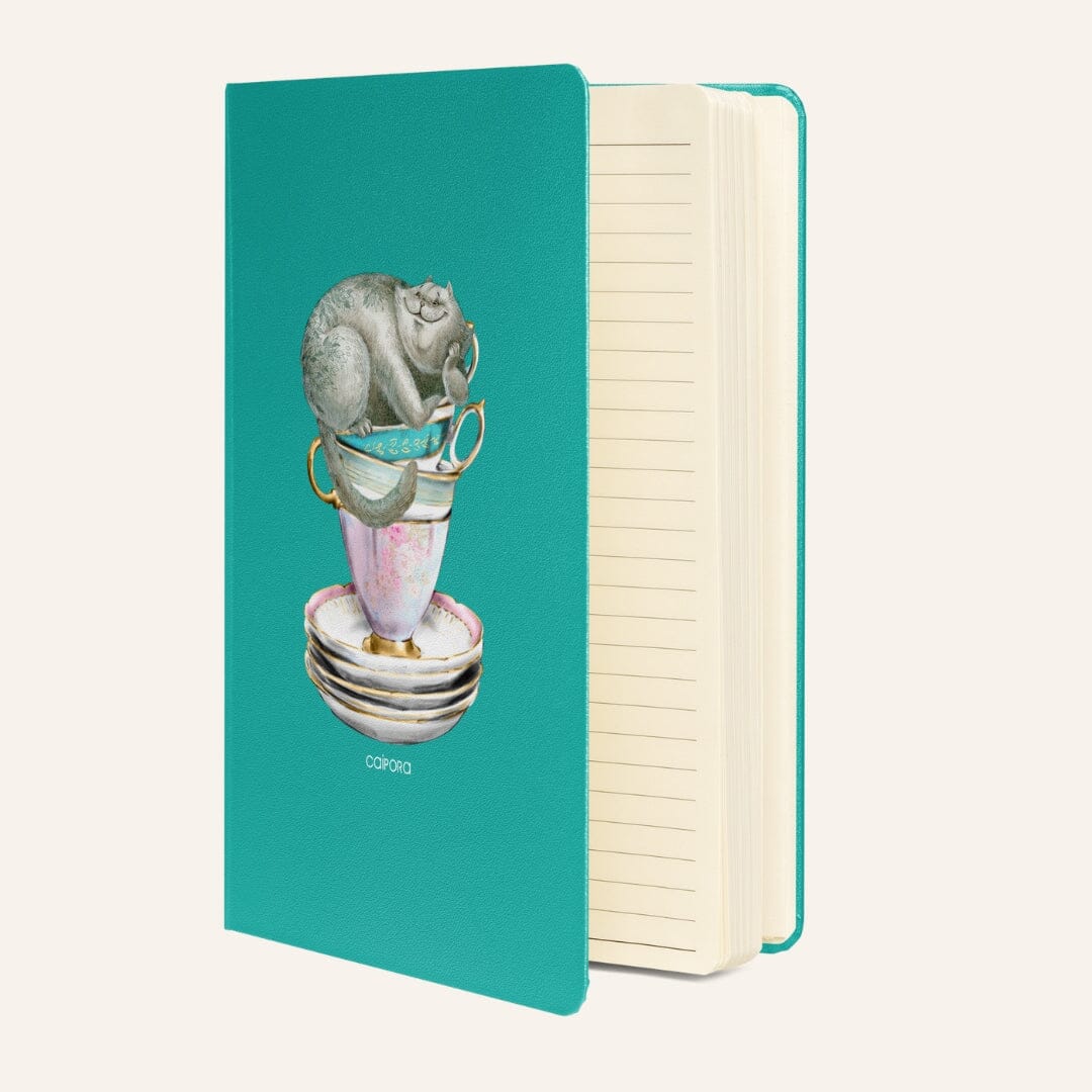 Alice in Wonderland Cashire Cat Hardcover Bound Notebook Caipora Books 