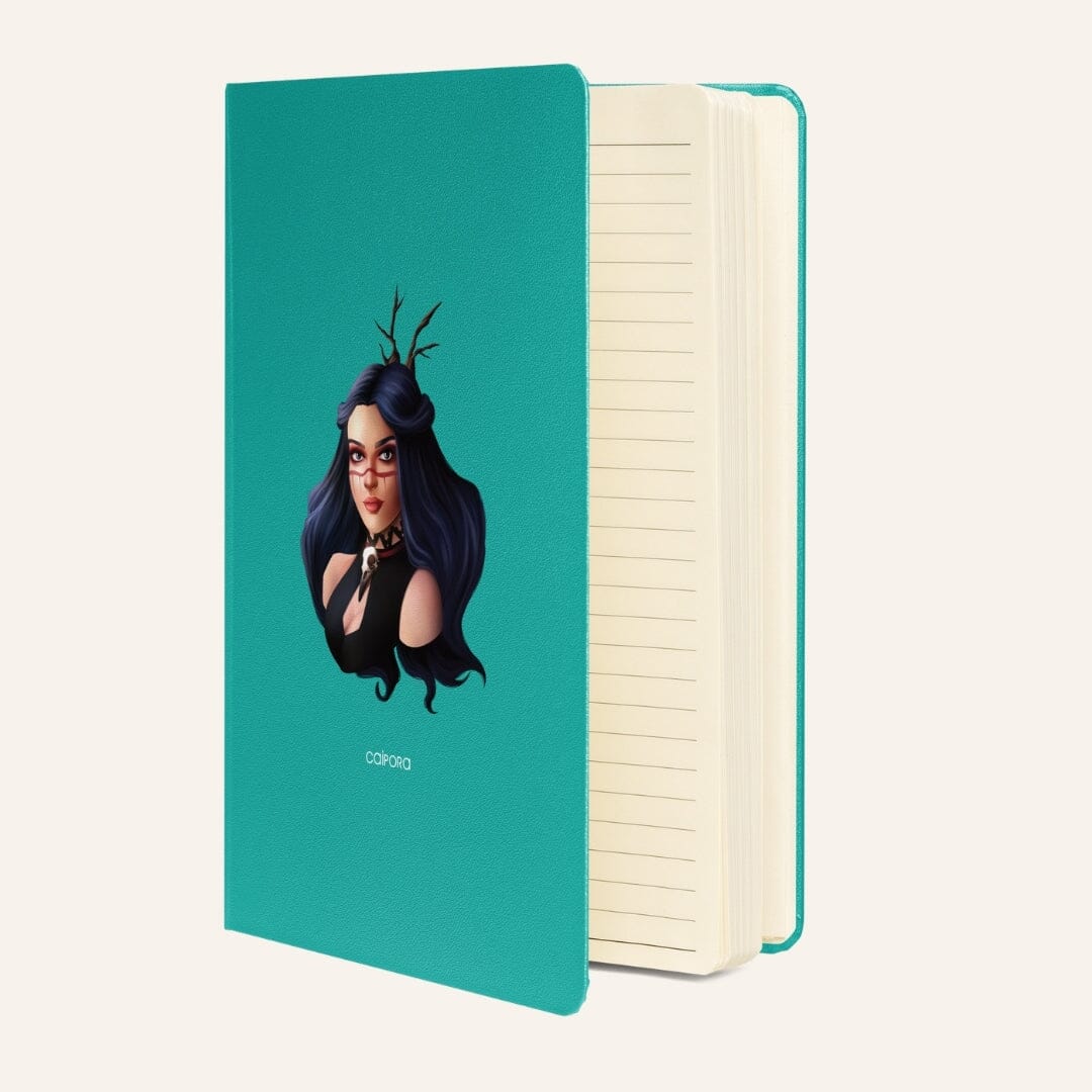 Witch Carolina Magical Lined Hardcover Bound Notebook Notebook Caipora Books 