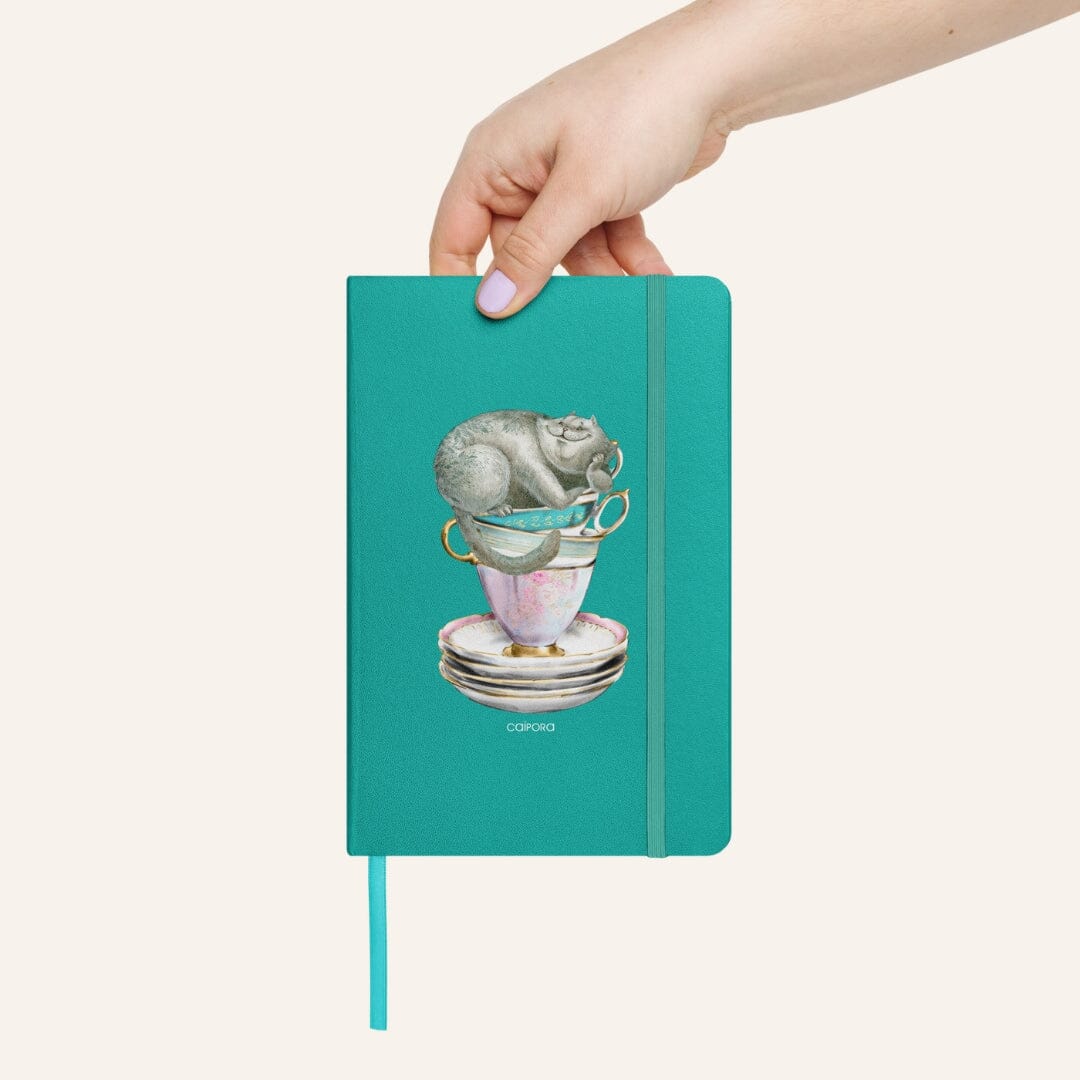 Alice in Wonderland Cashire Cat Hardcover Bound Notebook Caipora Books 