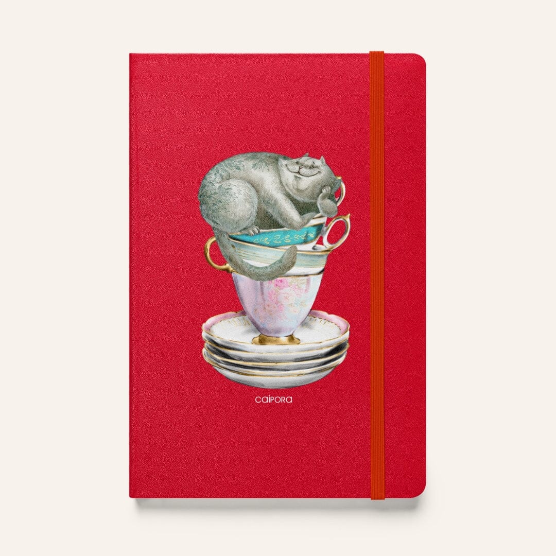 Alice in Wonderland Cashire Cat Hardcover Bound Notebook Caipora Books 