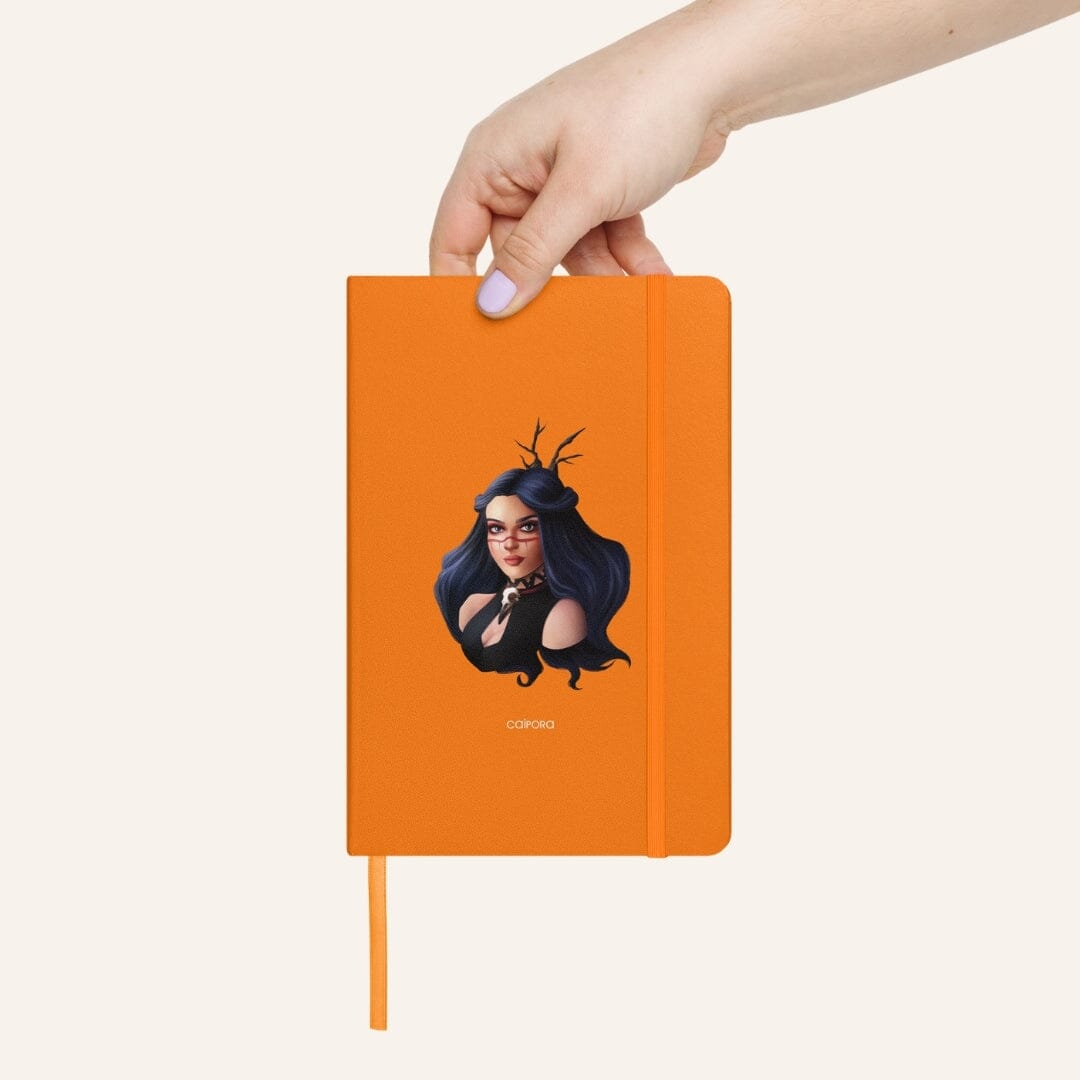 Witch Carolina Magical Lined Hardcover Bound Notebook Notebook Caipora Books 