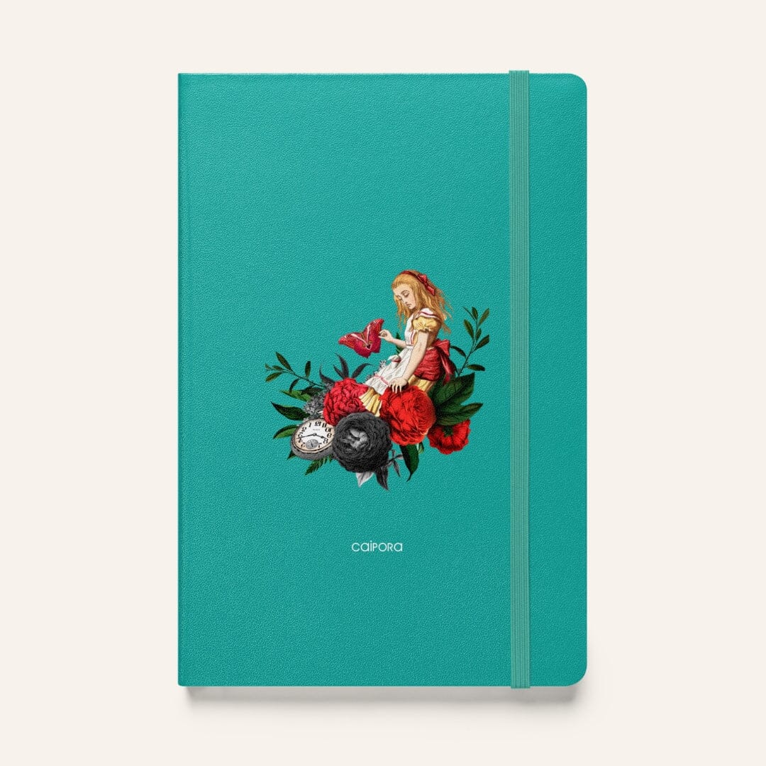 Alice in Wonderland Hardcover Bound Notebook Caipora Books 