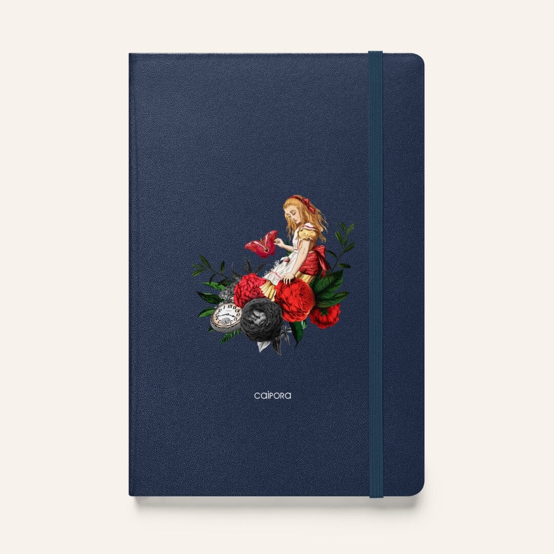 Alice in Wonderland Hardcover Bound Notebook Caipora Books 