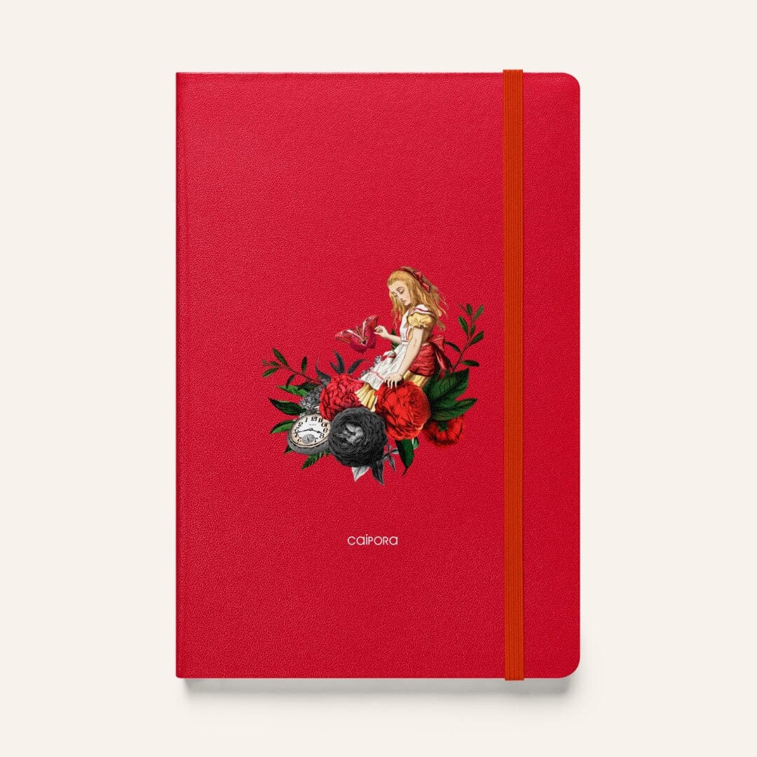 Alice in Wonderland Hardcover Bound Notebook Caipora Books 