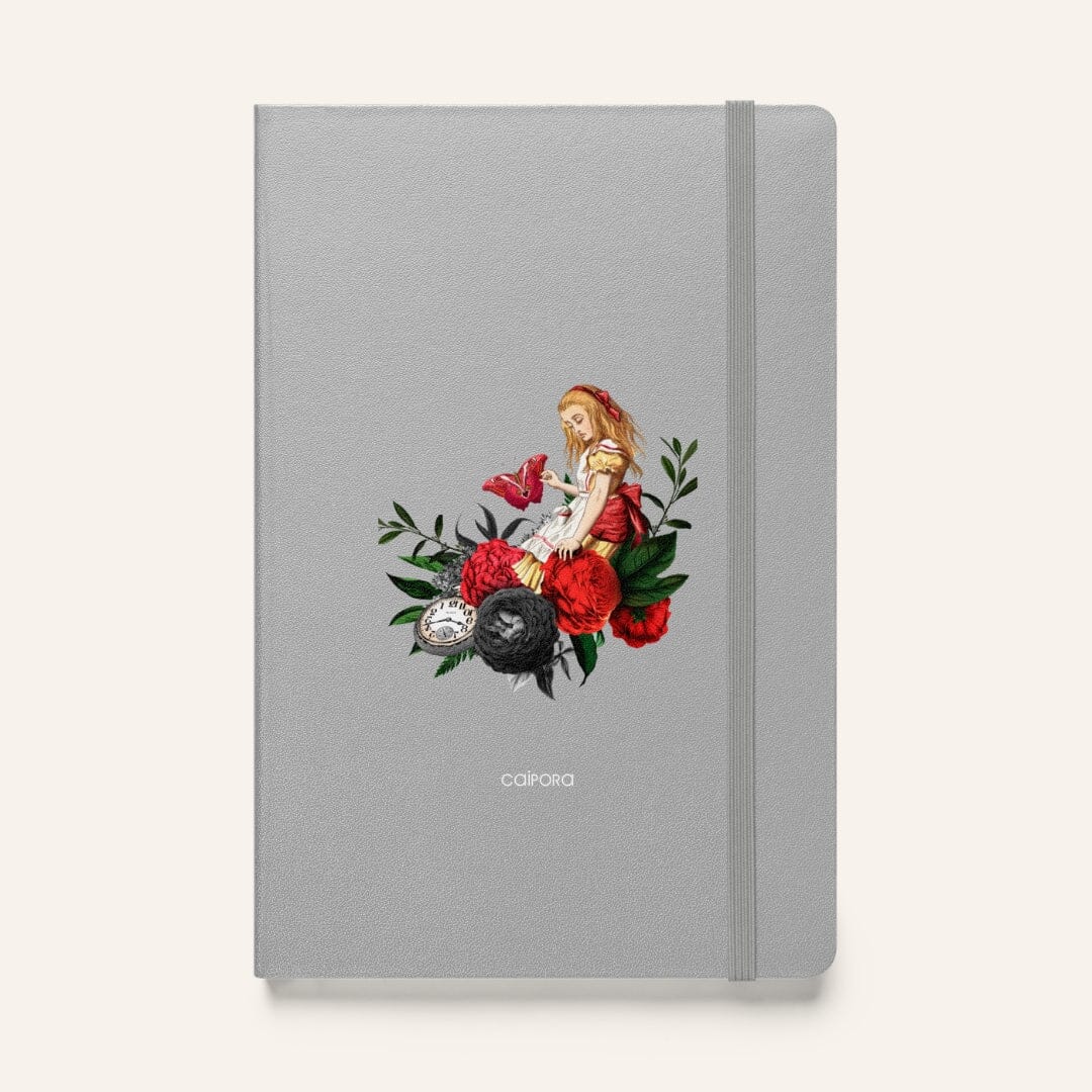 Alice in Wonderland Hardcover Bound Notebook Caipora Books 