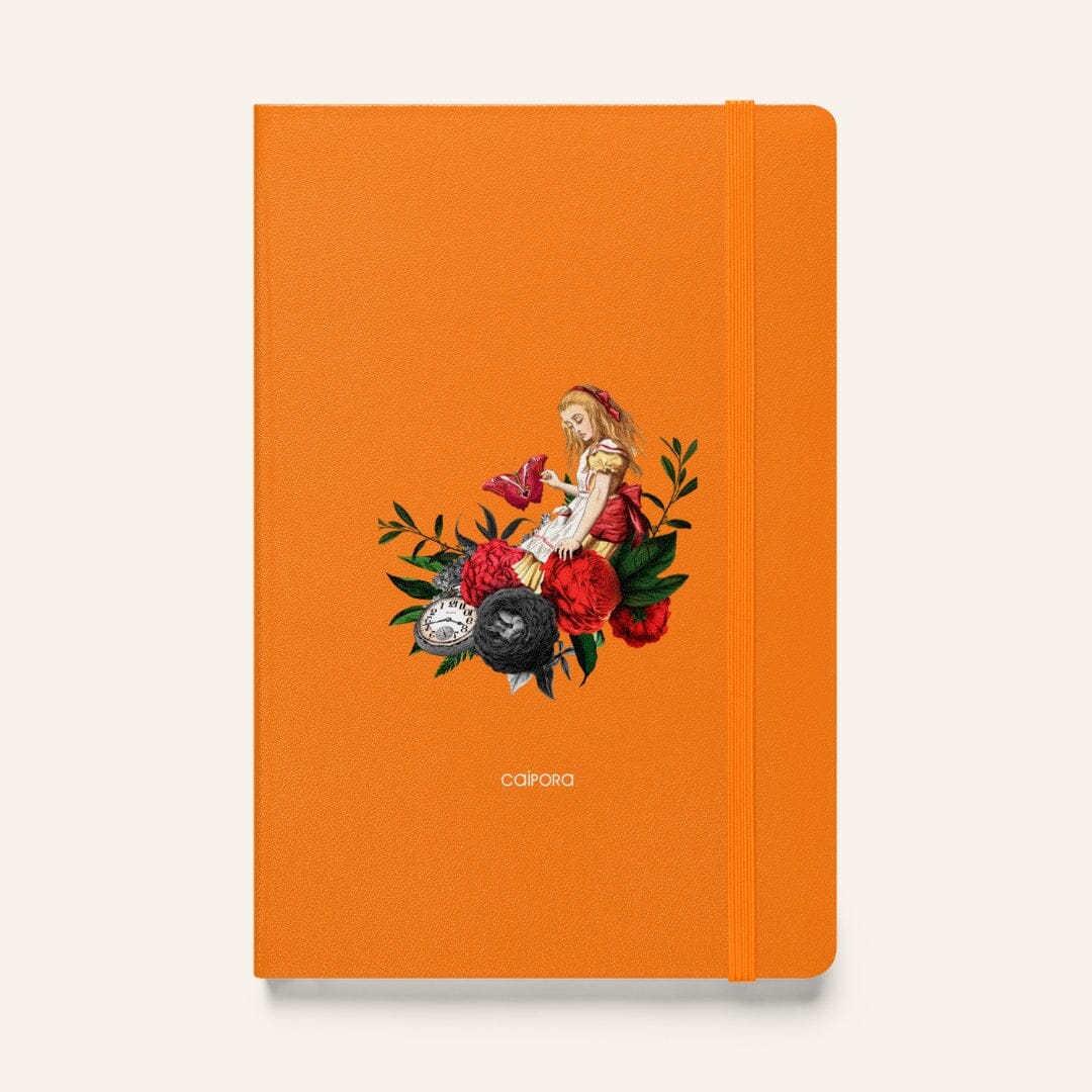 Alice in Wonderland Hardcover Bound Notebook Caipora Books 
