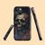 Dark Academia Aesthetic Gothic Skull Red Flowers Tough iPhone Case Phone Case Taverna da Ilsa Glossy iPhone 13 