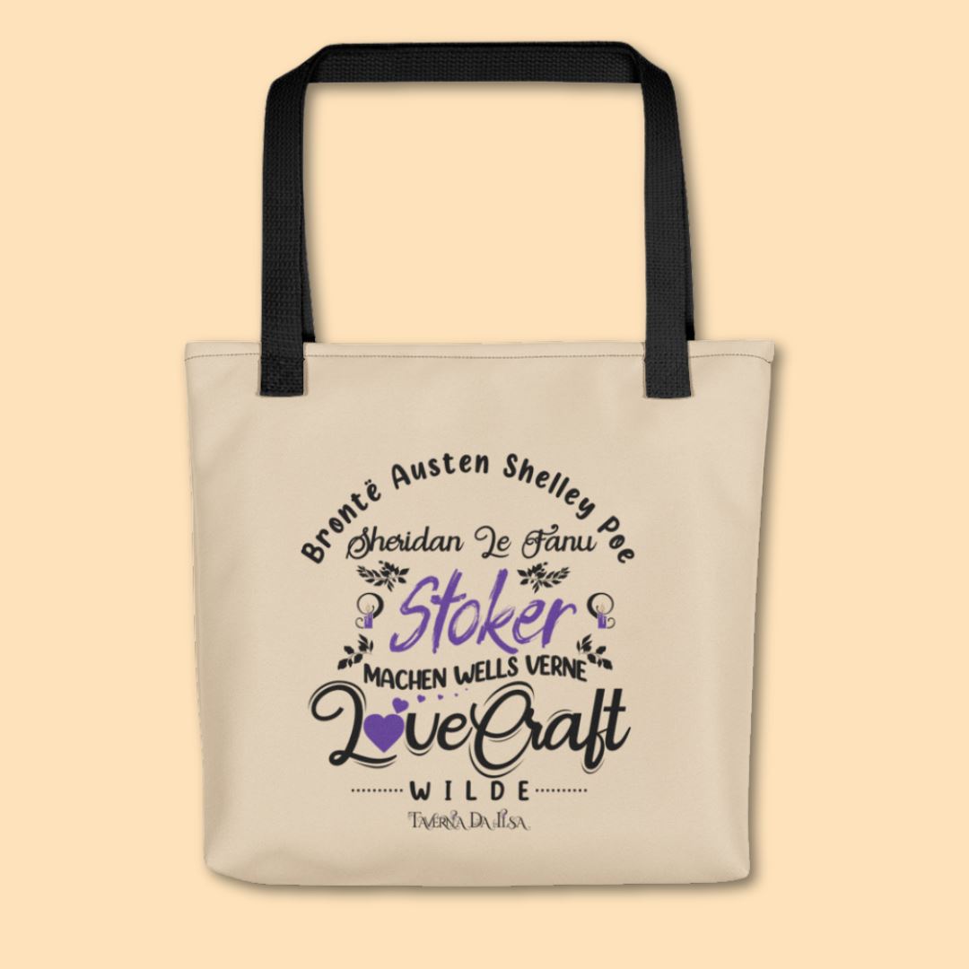 Taverna da Ilsa Great Gothic Writers Collection I Dark Academia Aesthetic I Totebag Taverna da Ilsa 