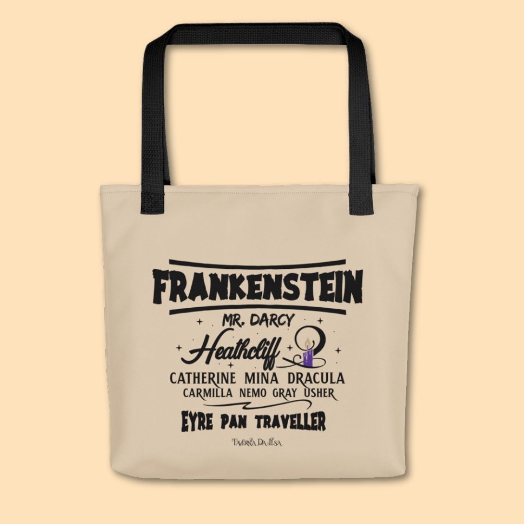 Frankenstein&#39;s Ethnic Bag I Taverna da Ilsa Dark Academia Aesthetic I Gothic Totebag Taverna da Ilsa 