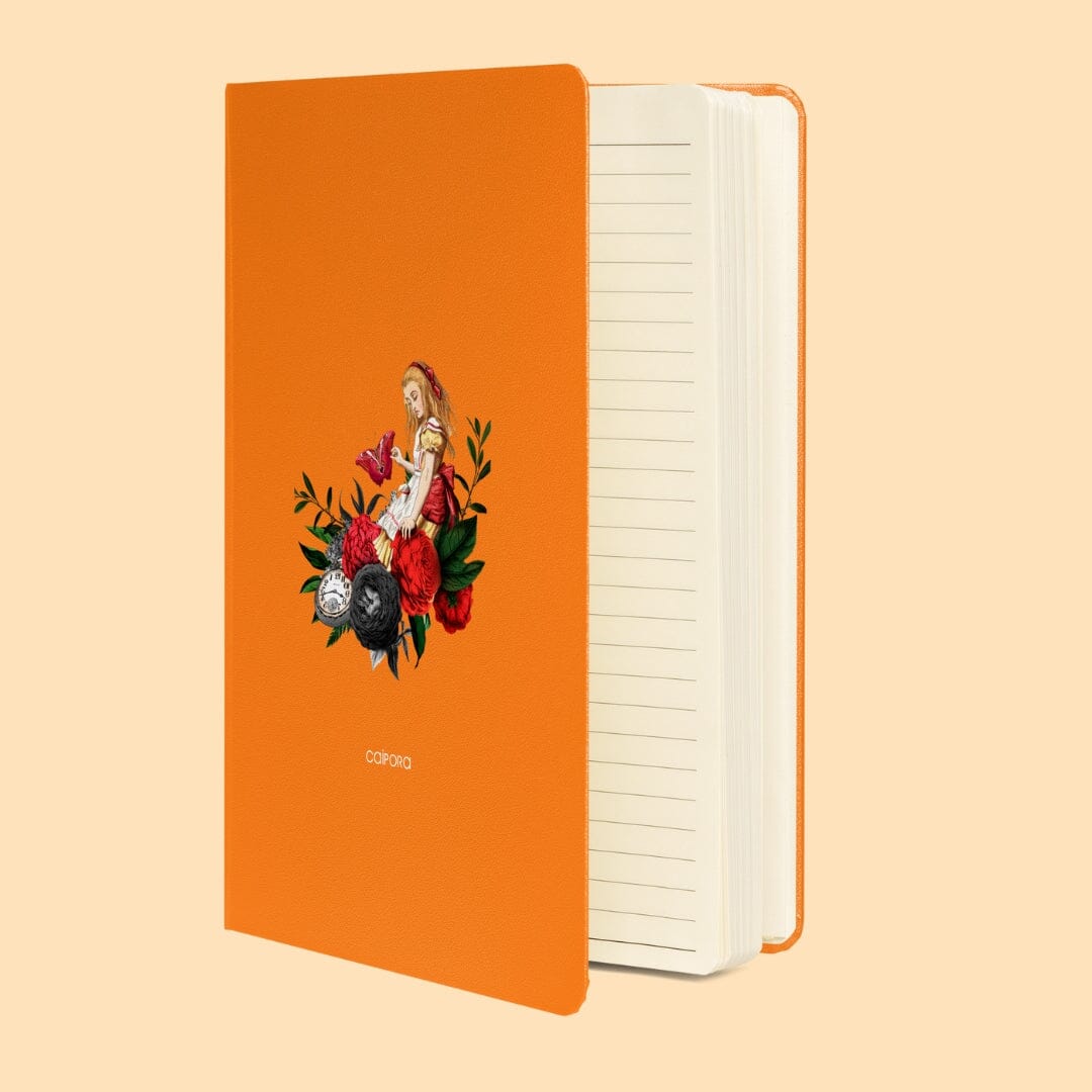 Alice in Wonderland Hardcover Bound Notebook Caipora Books 
