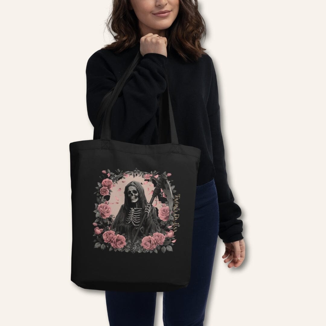 Shadows of Vienna Reaper & Roses Eco Tote Bag I Taverna da Ilsa Collection totebag Caipora Books 