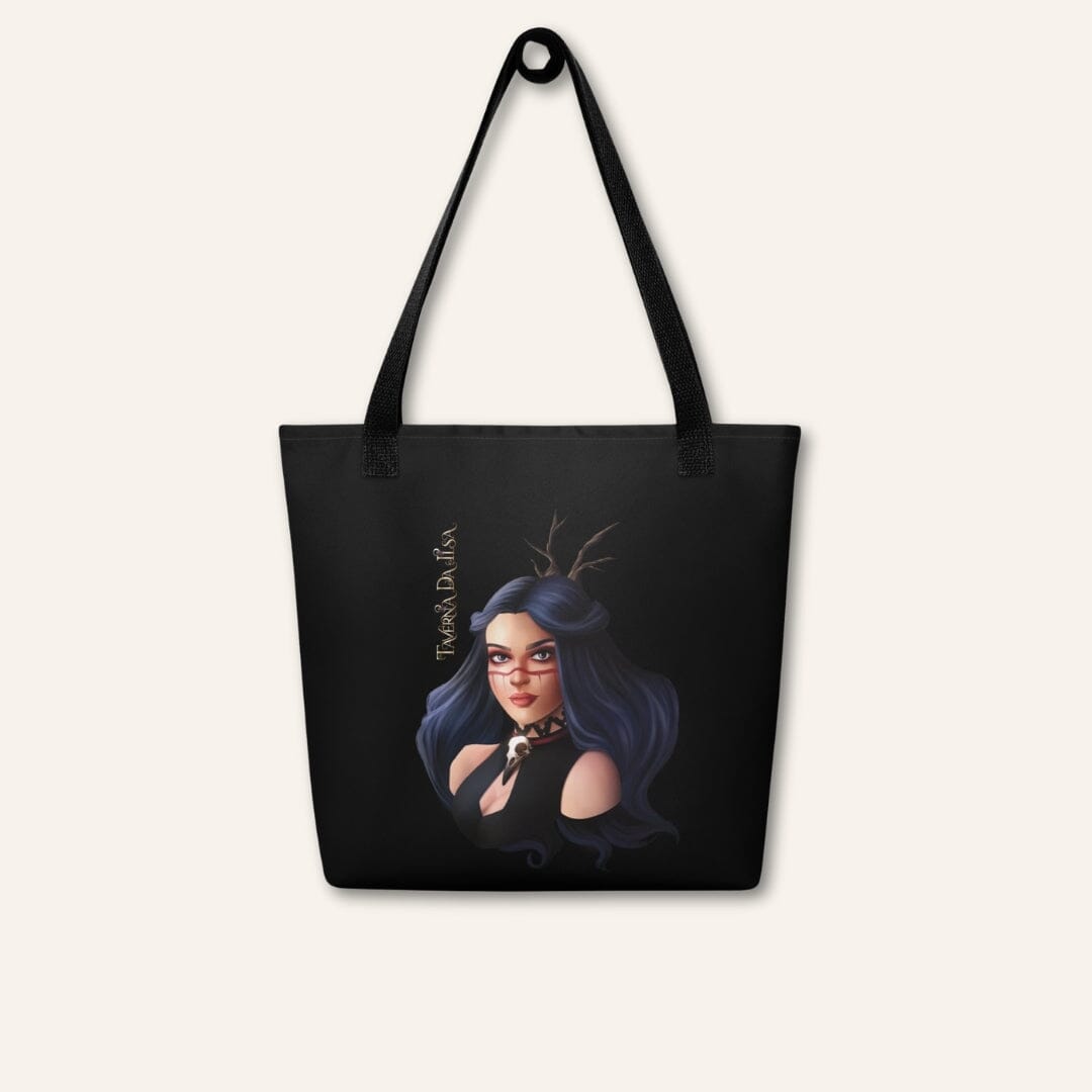 Witch Carolina Black Totebag I Dark Academia Aesthetic I Gothic Style I Taverna da Ilsa Taverna da Ilsa 