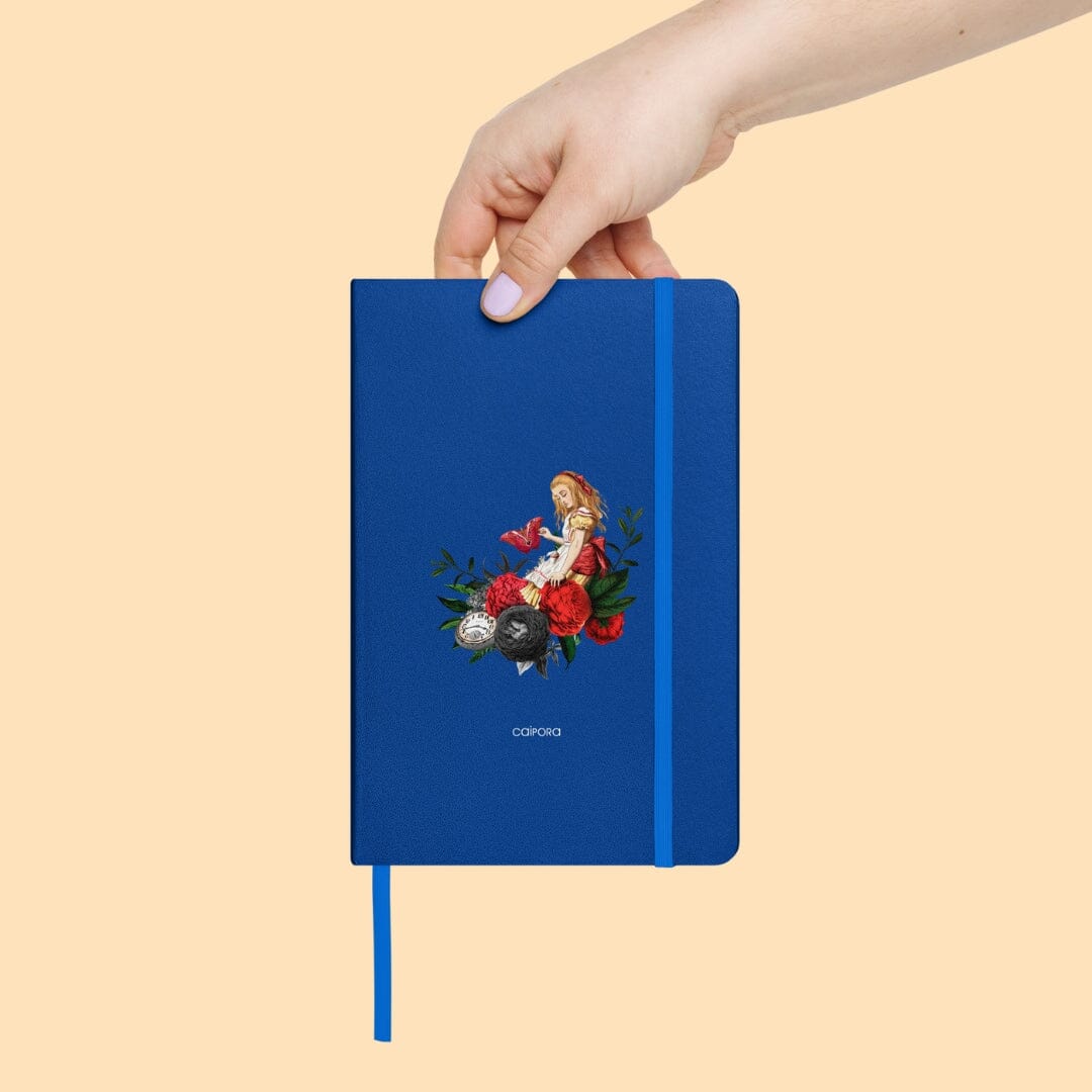 Alice in Wonderland Hardcover Bound Notebook Caipora Books 