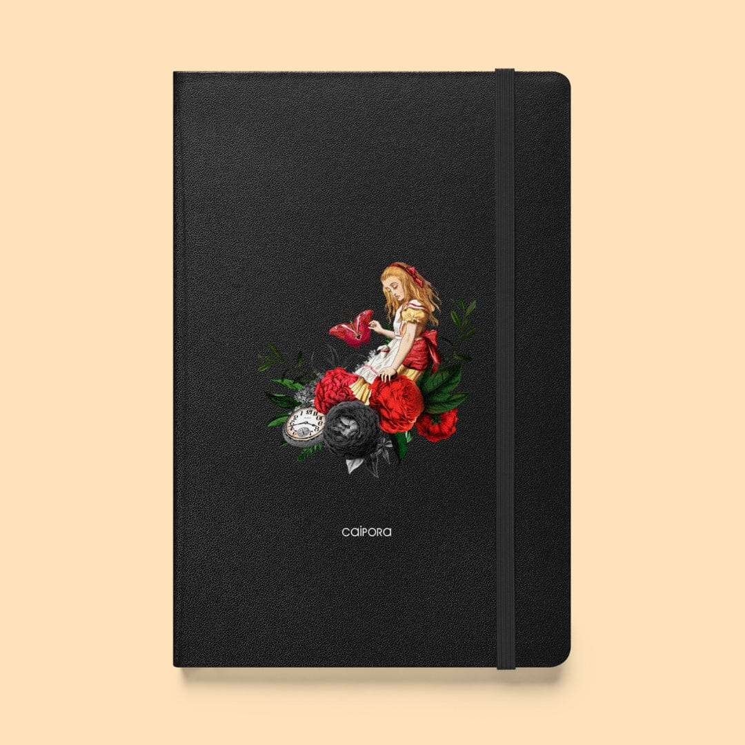 Alice in Wonderland Hardcover Bound Notebook Caipora Books 
