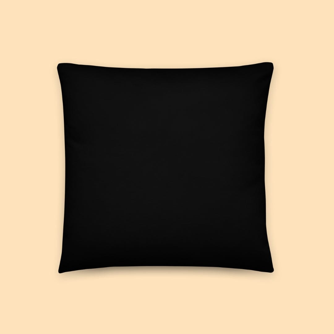 Dark Academia Aesthetic Classic Gothic Gold Black Basic Pillow Taverna da Ilsa 