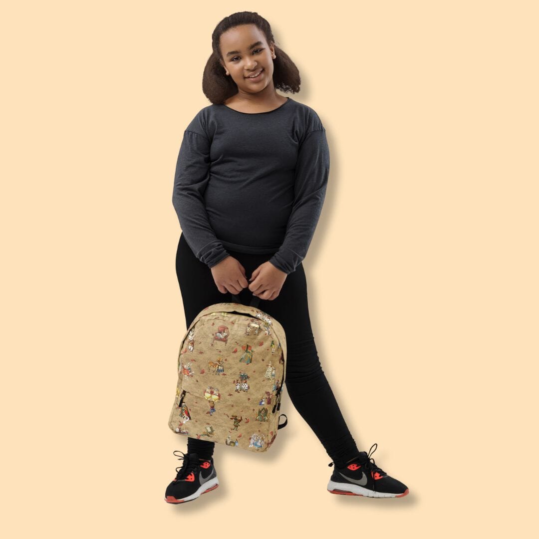 Alice in Wonderland Backpack Caipora Books 