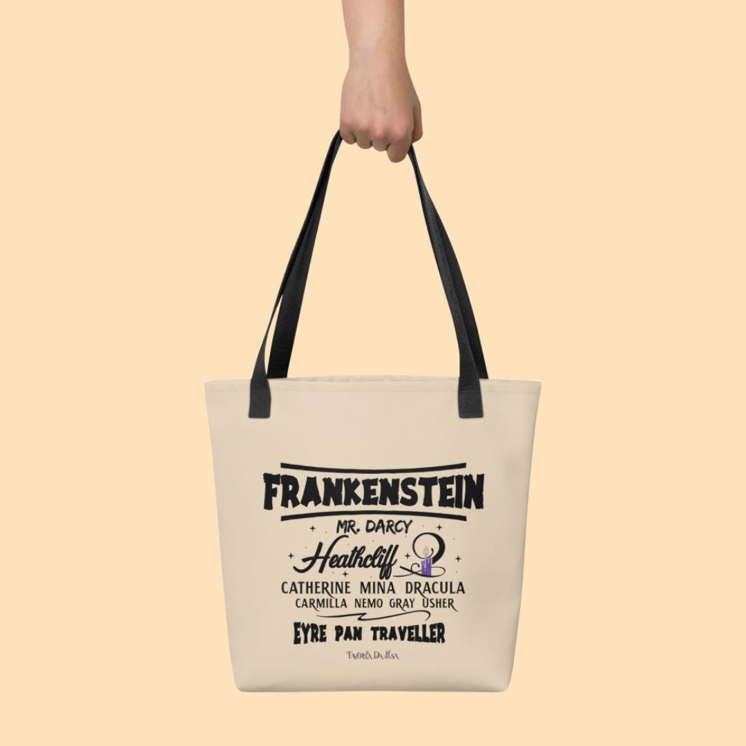 Frankenstein&#39;s Ethnic Bag I Taverna da Ilsa Dark Academia Aesthetic I Gothic Totebag Taverna da Ilsa 