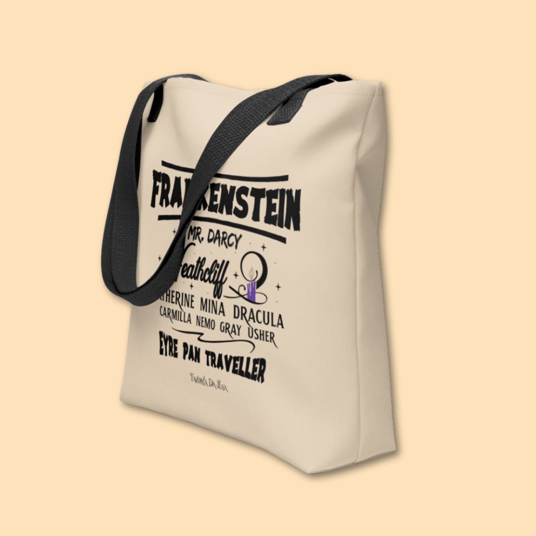 Frankenstein&#39;s Ethnic Bag I Taverna da Ilsa Dark Academia Aesthetic I Gothic Totebag Taverna da Ilsa 