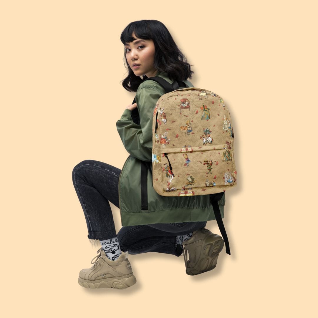 Alice in Wonderland Backpack Caipora Books 