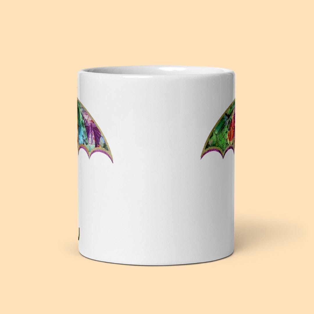 Taverna da Ilsa I Dark Academia Aesthetic In Omnia Paratus White glossy Mug Mugs Taverna da Ilsa 