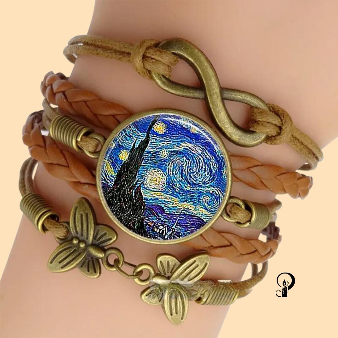 Taverna da Ilsa I Van Gogh Bracelet Starry Night I Dark Academia Aesthetic Acessoires Taverna da Ilsa The Starry Night 