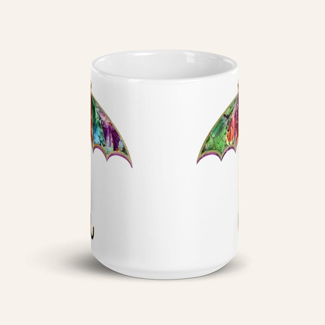 Taverna da Ilsa I Dark Academia Aesthetic In Omnia Paratus White glossy Mug Mugs Taverna da Ilsa 
