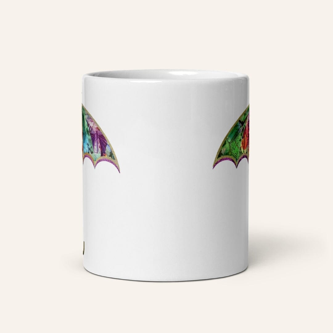 Taverna da Ilsa I Dark Academia Aesthetic In Omnia Paratus White glossy Mug Mugs Taverna da Ilsa 