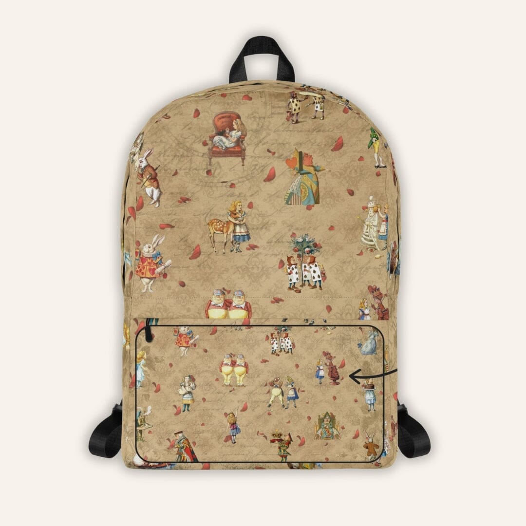 Alice in Wonderland Backpack Caipora Books 