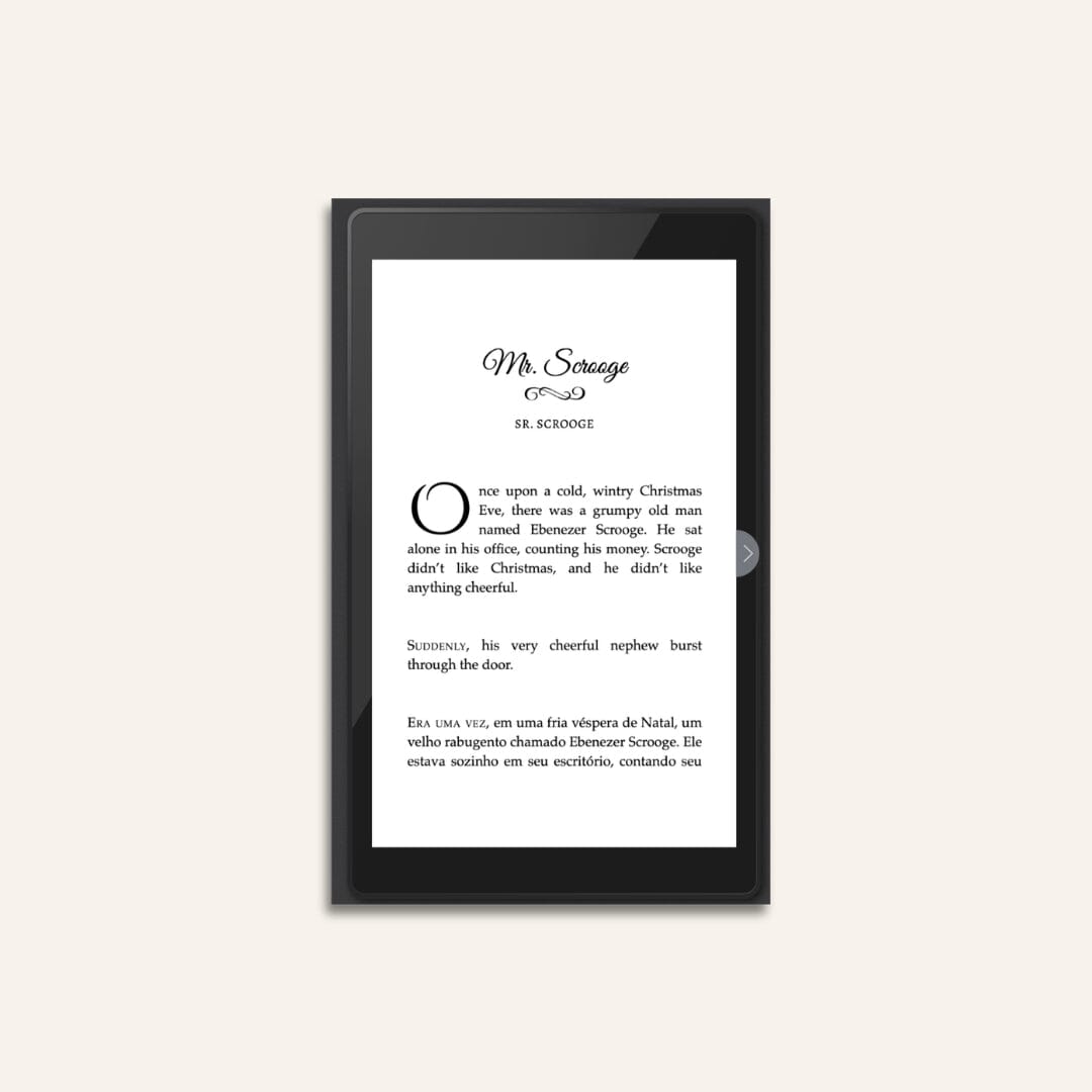 Bilingual Edition Brazilian Portuguese / English I A Christmas Carol by Charles Dickens Children's Books Caipora Books 