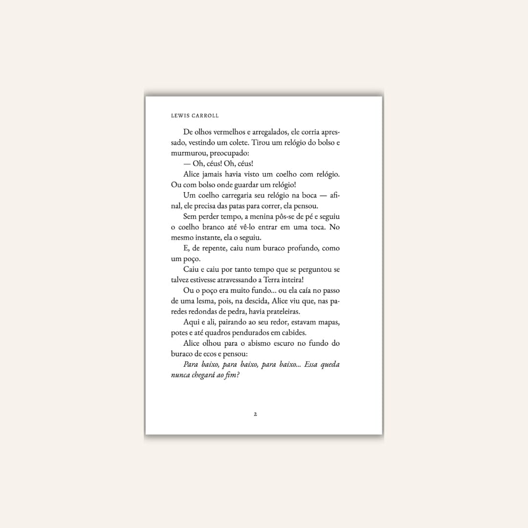 Brazilian Portuguese I Alice's Adventures in Wonderland I For beginner readers Children's Books Caipora Books 