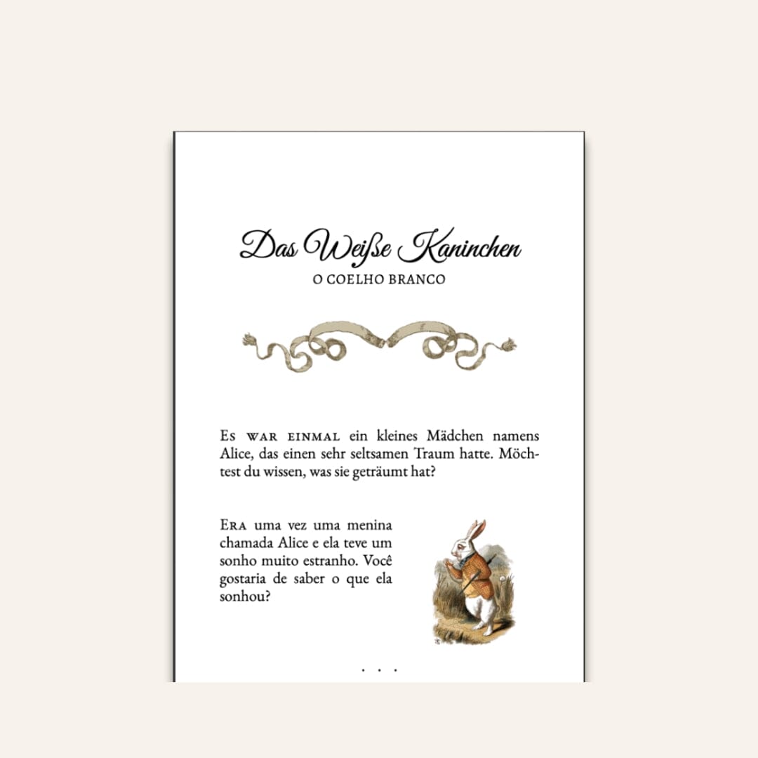 Alice für die Kleinen / Alice para os Pequenos Caipora Books 
