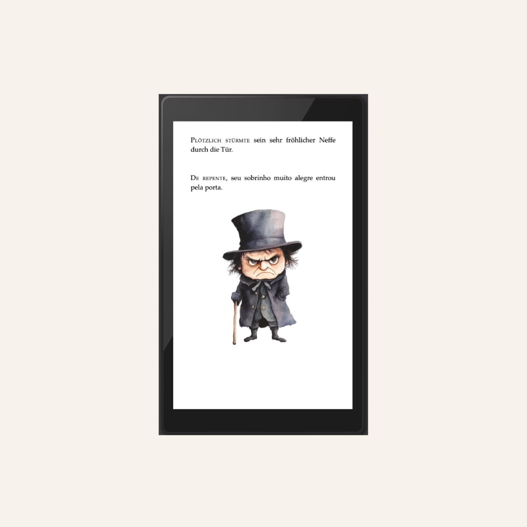 eBook A Christmas Carol - Bilingual Edition (Portuguese-German) Children's Books Caipora Books 