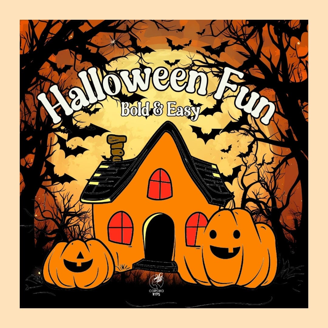 Halloween Fun Digital Coloring Pages Digital Pages Caipora Books 