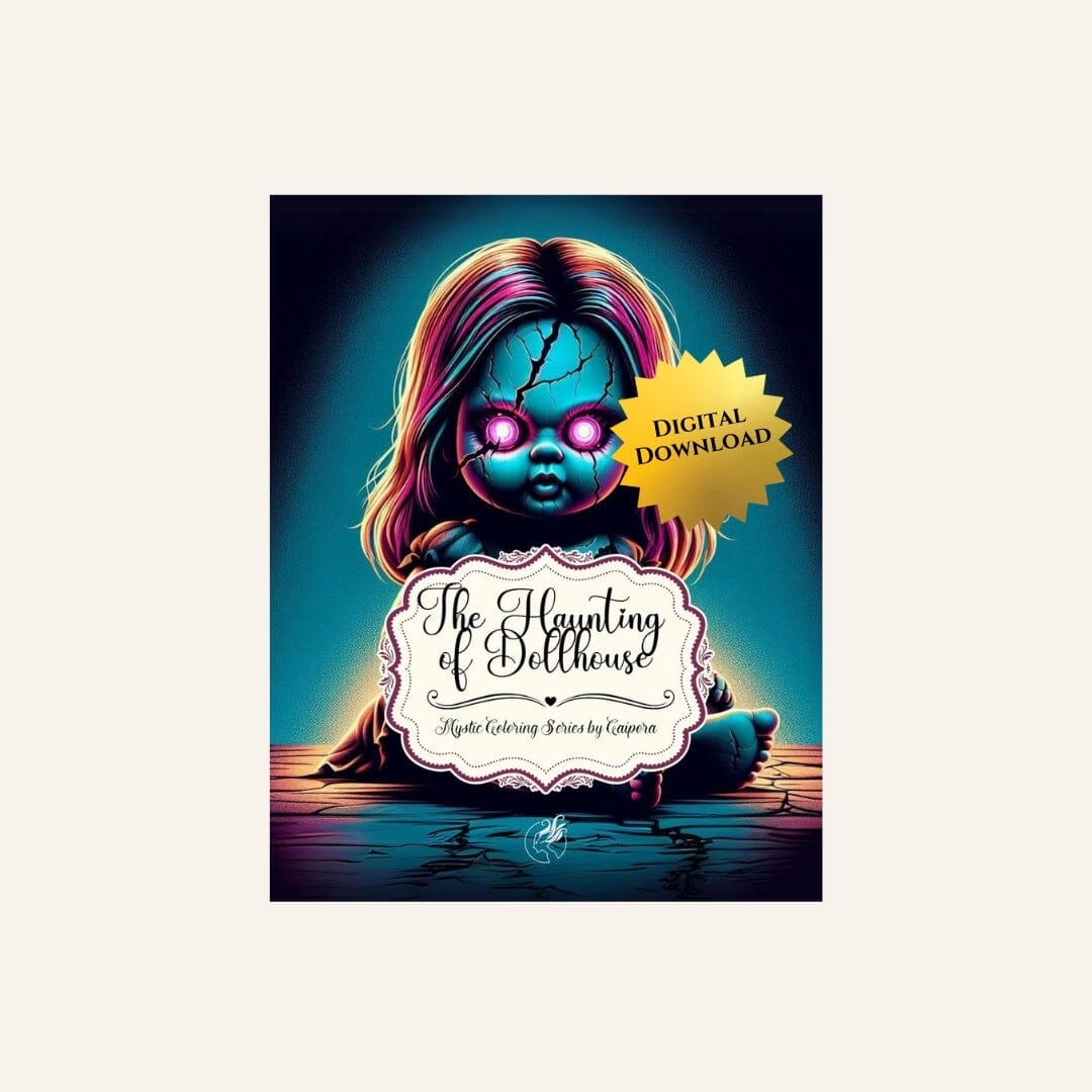 The Haunting of Dollhouse 15 Digital Pages for Teens & Adults Digital Caipora Books 