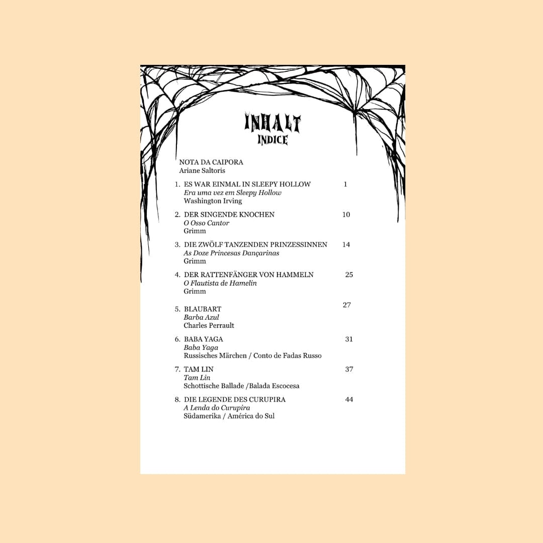 Wunderliches Halloween Gruselige Volksmärchen für Mutige Kinder / Halloween Encantado Lendas Assustadoras para Crianças Corajosas Children's Books Caipora Books 