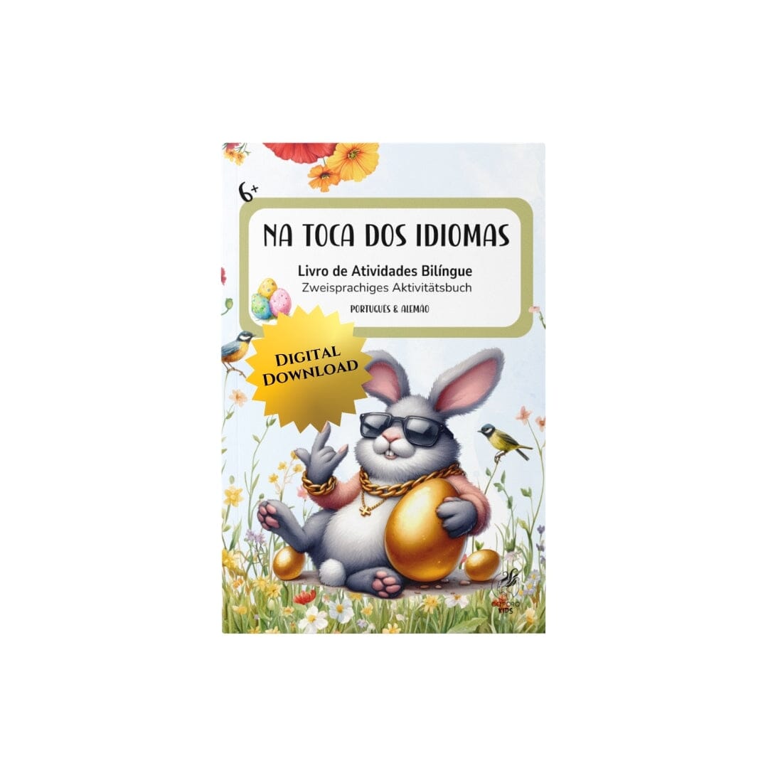 Bilingual Brazilian Portuguese / German I Na Toca dos Idiomas: Digital Activity Book Caipora Books 