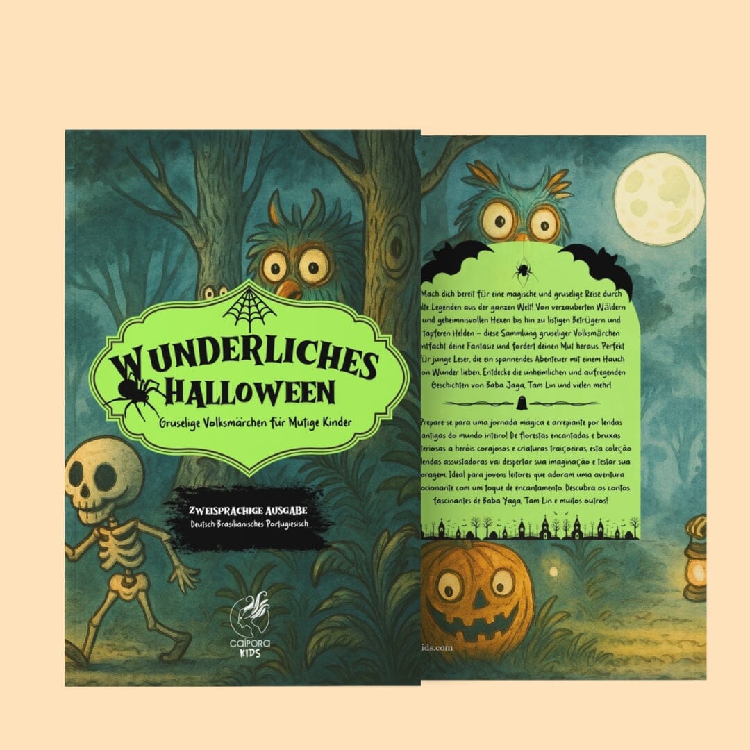 Wunderliches Halloween Gruselige Volksmärchen für Mutige Kinder / Halloween Encantado Lendas Assustadoras para Crianças Corajosas Children's Books Caipora Books 