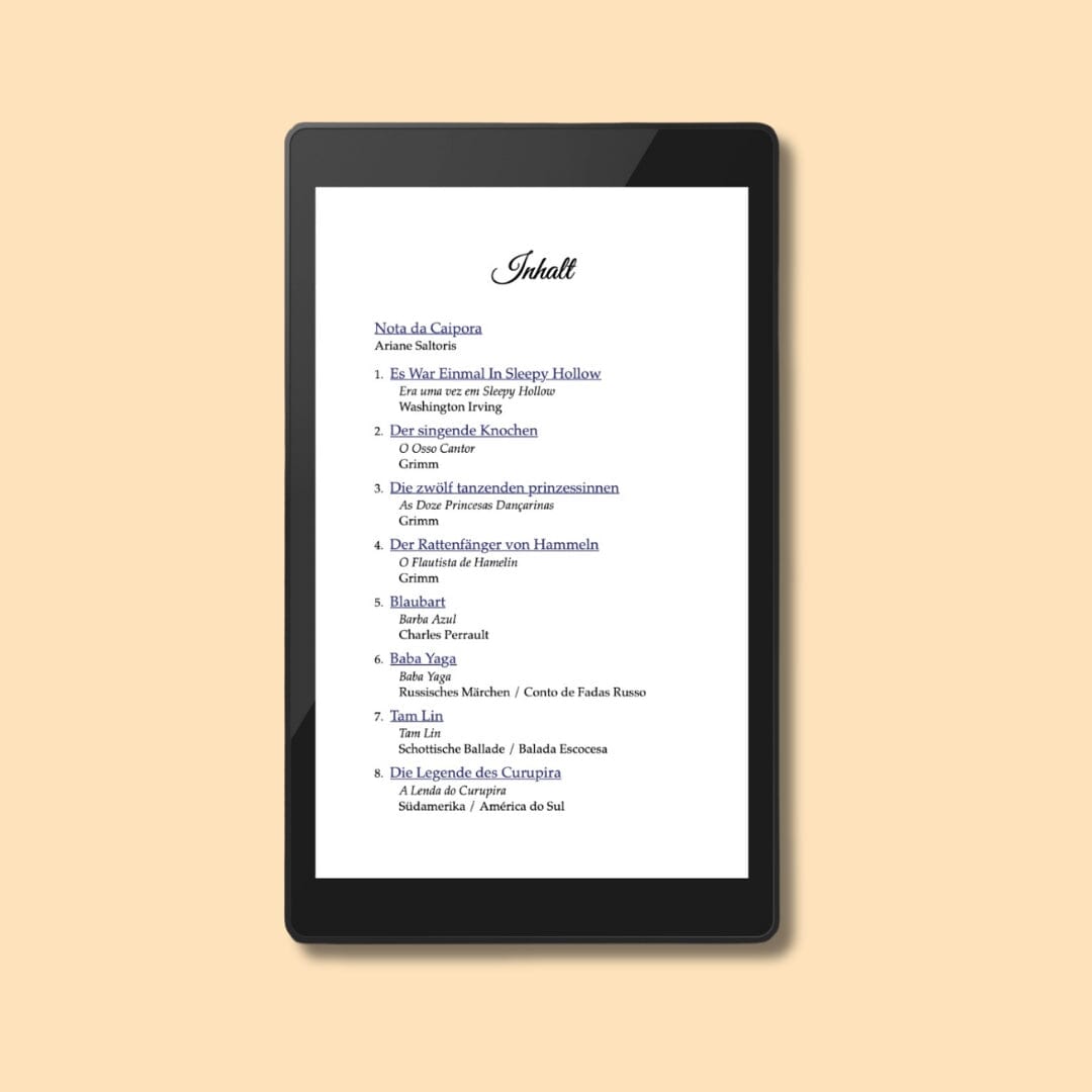 Ebook I Wunderliches Halloween Gruselige Volksmärchen für Mutige Kinder / Halloween Encantado Lendas Assustadoras para Crianças Corajosas Digital Caipora Books 