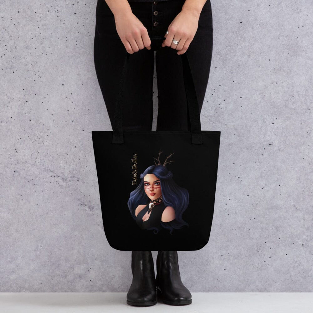 Witch Carolina Black Totebag I Dark Academia Aesthetic I Gothic Style I Taverna da Ilsa Taverna da Ilsa 